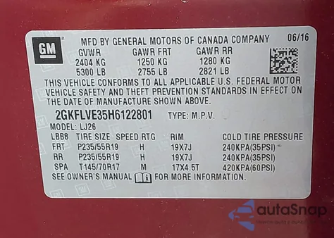 2017 GMC Terrain Denali from USA, damaged, VIN 2GKFLVE35H6122801